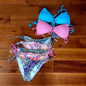 Bikini bundle 5 bottoms 2 tops